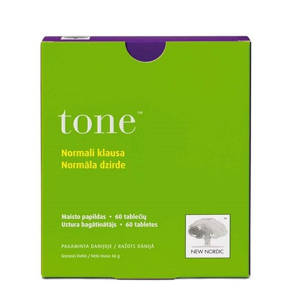 Комплекс для профилактики слуха New Nordic Tone 60 Tabs