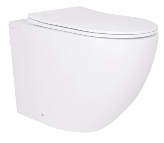 Унітаз підвісний Qtap Robin Ultra Quiet, з сидінням Slim Duroplast/ Soft-close/ Quick Release QT13332381AW