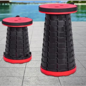 Складаний стілець Telescopic stool, розкладний телескопічний стілець для риболовлі та туризму