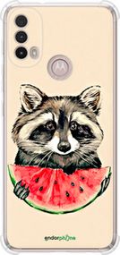 Чохол на Motorola E40 Єнотик з кавуном "4605sp-2660-2448"