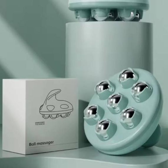 Масажер роликовий ручний антицелюлітний Body Shape Салатовий