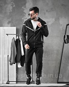 Мужской спортивный костюм black  ДЛ6263