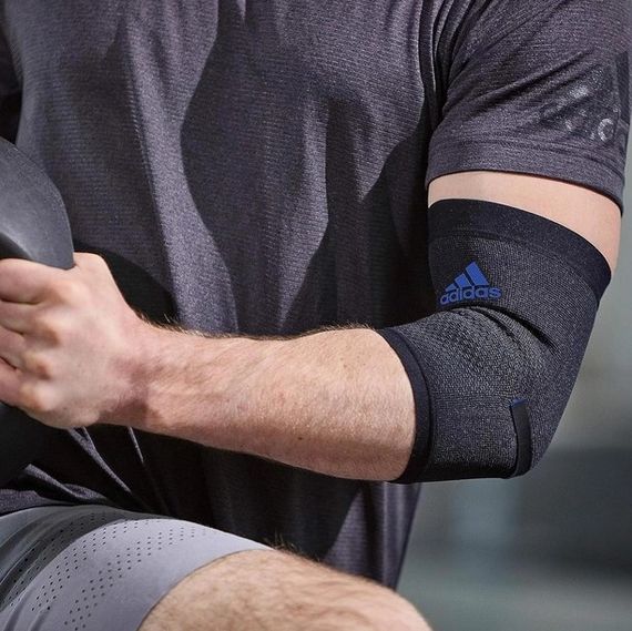 Фіксатор ліктя Adidas Performance Elbow Support чорний, синій Уні L ADSU-13332BL | Зображення 4