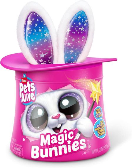 Интерактивный игровой набор Кролик волшебник белый Оригинал Pets Alive Magic Bunnies Pearl | Зображення 2