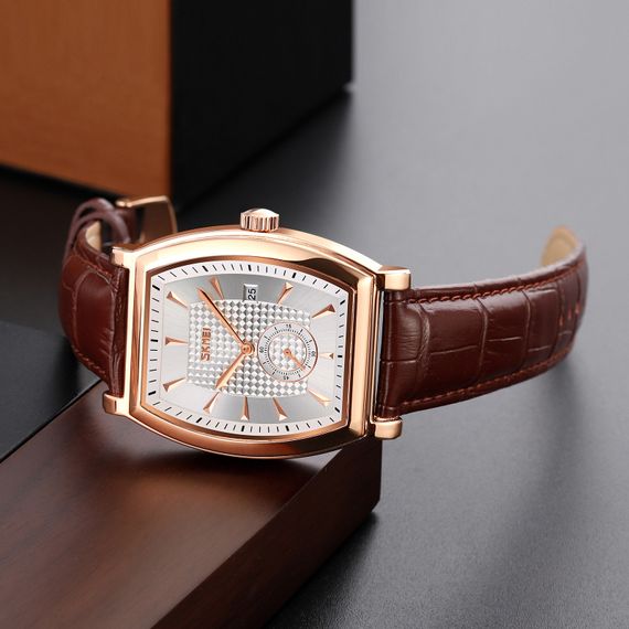 Чоловічий годинник Skmei 9306RGSI Rose Gold-Silver | Зображення 2