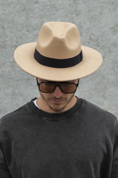 Капелюх Without Fedora з стрічкою Beige | Зображення 1