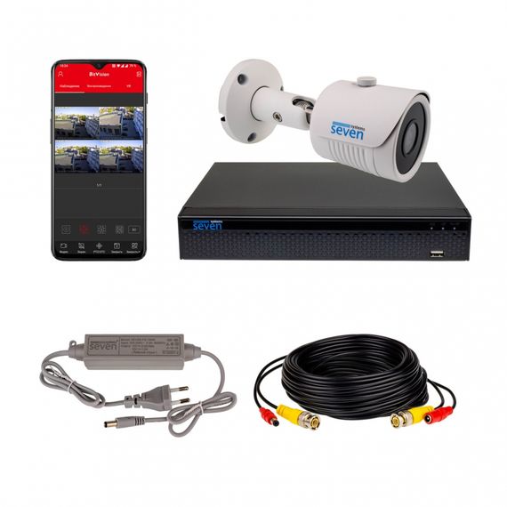 Комплект видеонаблюдения SEVEN KS-7621O-2MP на 1 камеру | Зображення 4