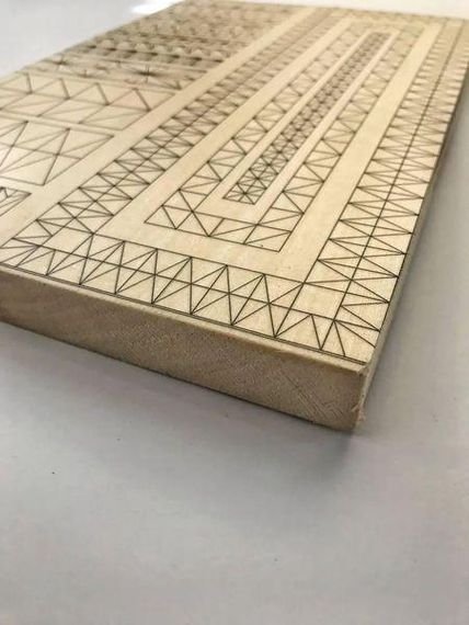 Дошка з липи - заготовка для різьблення з кресленням 30х20x1,7 см | Зображення 3