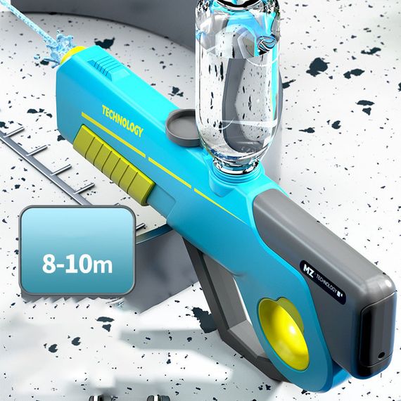 Водный аккумуляторный автомат Water Gun 8002C (600ml) with lithium battery Blue / Yellow | Зображення 5