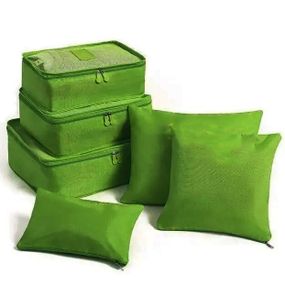 Набір дорожніх органайзерів 6 шт. ZX-476 Колір: зелений