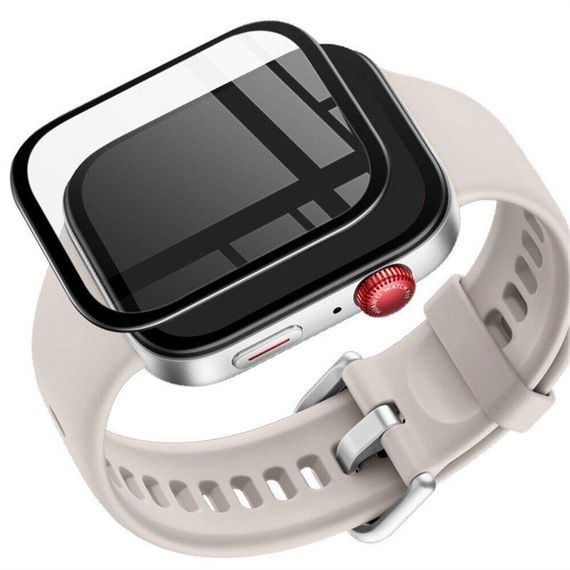 Полимерная пленка 3D (full glue) (тех.пак) для Xiaomi Redmi Watch 5 Черный | Зображення 1