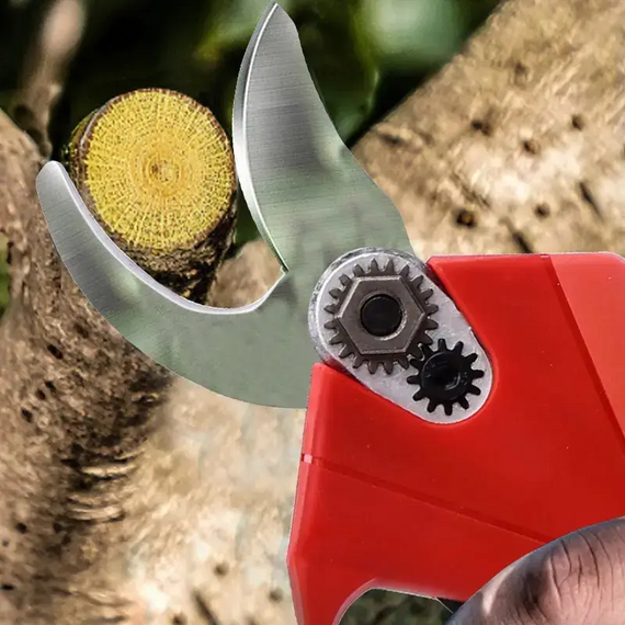 Секатор електричний 48V у валізі з 2 акумуляторами, портативний акумуляторний секатор для саду | Зображення 9