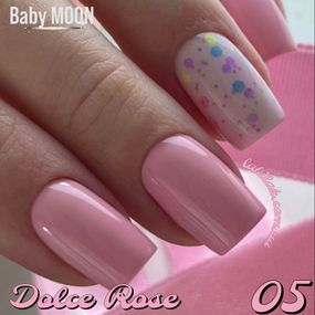 Гель-лак BABY MOON Dolce Rose №05 рожевий зефір, 6 мл
