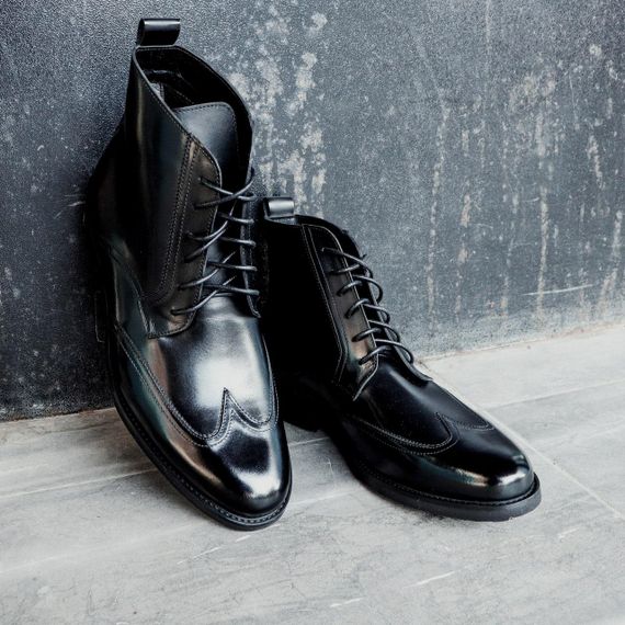 Шкіряні черевики на флісі 40 42 43 44 розмір | Зображення 3