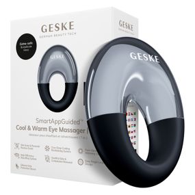 Массажер для глаз GESKE Cool&Warm Eye Massager 7в1 starlight, Черный