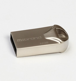 Флешка 32Гб USB 2.0 серебряный Hawk Mibrand