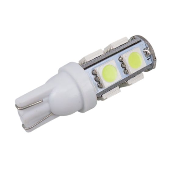 Светодиодная лампа AllLight T10  9 диодов 5050 W2,1x9,5d 12V WHITE