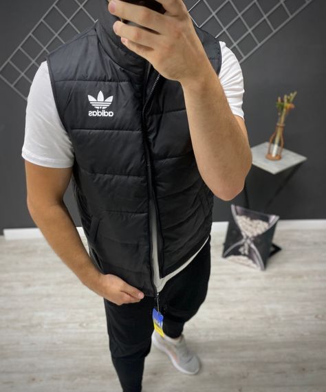 Жилетка чорна Adidas RD258 | Зображення 3