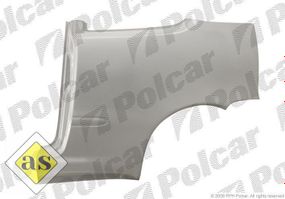 Заднє крило Fiat Seicento '98-10 праве (Polcar)