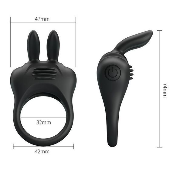 Ерекційне віброкільце PRETTY LOVE - DAVION, Silicone Vibration Sex Aura | Зображення 5