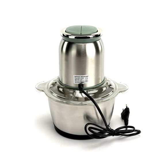 Чоппер-измельчитель DENX DX3204 с чашей 2 л. Серебристый (DX3204) | Зображення 2