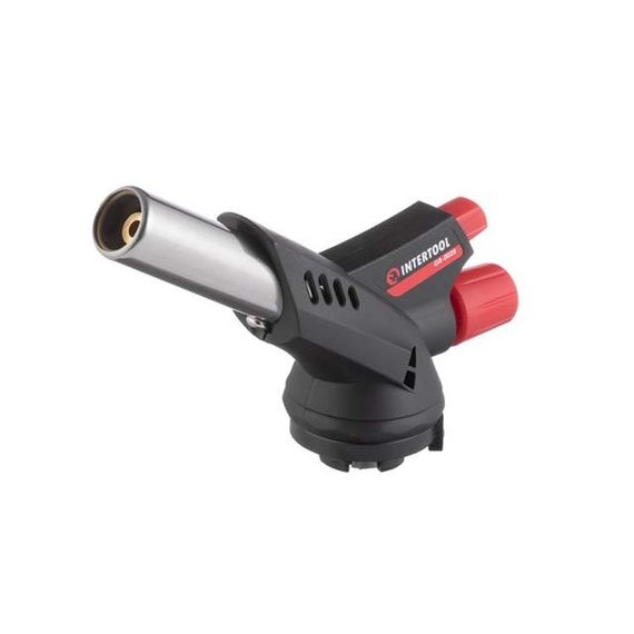 Пальник газовий, п'єзозапалювання, регулятор INTERTOOL GB-00281