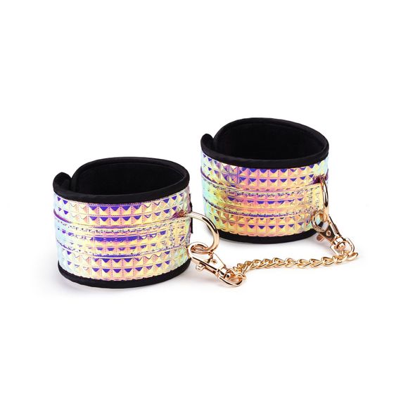 Набір Liebe Seele Pink G lossy 7pcs Bondage Kit, фіксатори, нашийник з повідцем, кляп, флогер, маска | Зображення 7