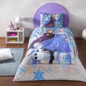 Постільна білизна TAC Disney 160×220 см Frozen Winter