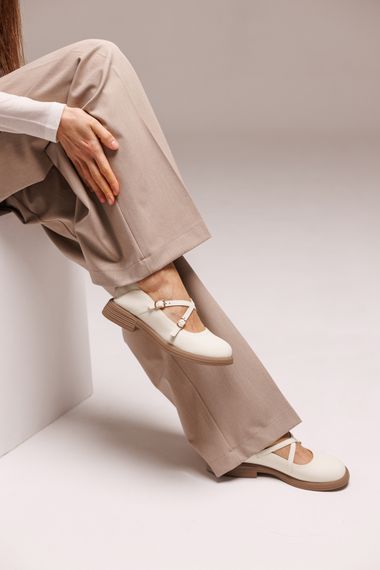 Туфлі жіночі 591720 Бежеві 36 37 38 39 40 | Зображення 8