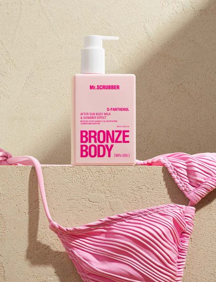 Молочко після засмаги Mr. SCRUBBER Bronze Body After sun body milk & Shimmer effect (250 ml) | Зображення 1