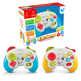 Розвиваючий музичний джойстик геймпад WToys 63566 Блакитний shop (2000990852762)