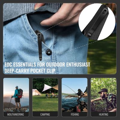 Нож Hightron Sharplyn, 14C28N, G10 + CF, чорний, чорний клинок (HK01BLK) | Зображення 7