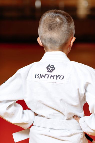 Кімоно для джиу - джитсу біле, TM "Kintayo", 140 зріст, щільність 350 гр/м.кв. | Зображення 4