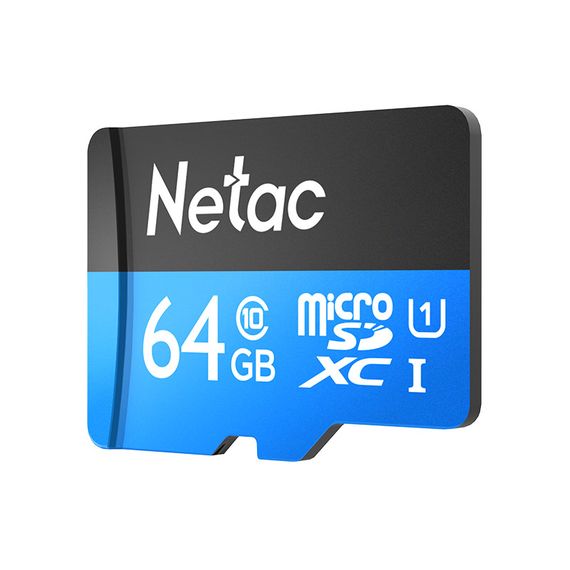 Карта пам'яті Netac microSD 64GB C10 UHS-I R80MB/s + SD (NT02P500STN-064G-R) | Зображення 2