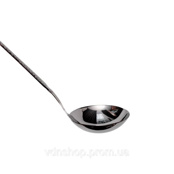 Половник сервировочный 24 (см) половник из нержавейки с ручкой для супа, бульона HP-8-49 | Зображення 1