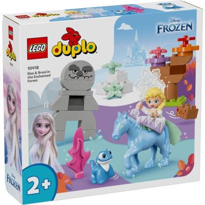 Конструктор LEGO DUPLO Disney Эльза и Бруни в Зачарованном лесу 31 деталь (10418)
