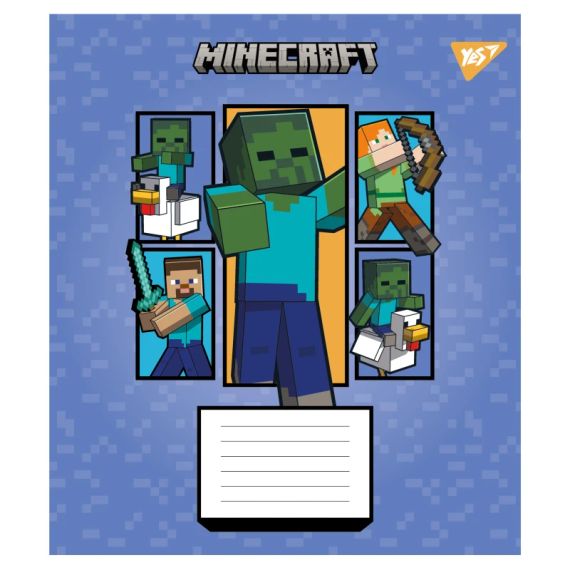 Зошит учнівський YES Minecraft Arrows 767571 12 аркушів Різнокольоровий shop (4823092291691) | Зображення 3
