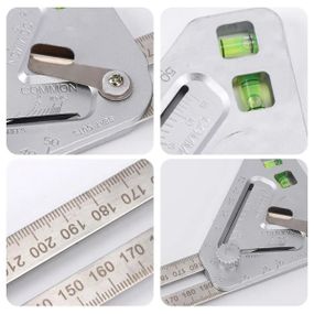 Метрический угольник для столяров TV One качественный SI-34