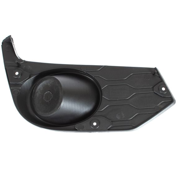 Iveco Daily VI (від 2014-) решітка переднього бампера, ЛІВА чорна без отвору під галогенки, Івеко Дейлі | Зображення 1