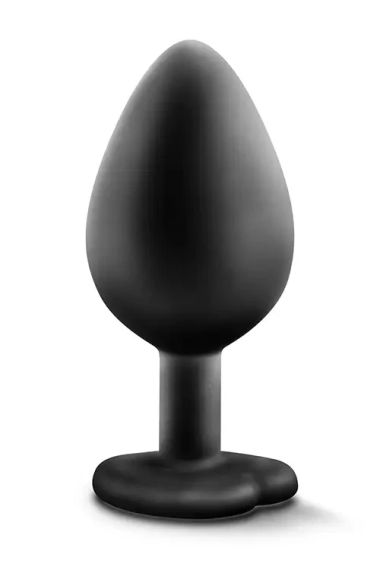 Анальна пробка з каменем BlushTEMPTASIA BLING PLUG MEDIUM BLACK sexstyle | Зображення 1