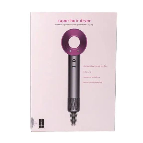Фен стайлер для волосся 5 в 1 Supersonic Premium 1600Вт 5 насадок 3 режими швидкості з іонізацією Рожевий PH770P | Зображення 6