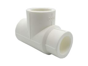 Трійник редукційний PPR Ø25x25x20 білий колір ASCO® 32/240шт