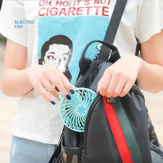 ОЧЕНКА! Вентилятор ручной mini FAN. Портативний мінівентилятор з USB (Немає паковання 3030) | Зображення 8