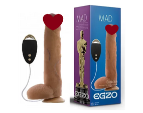 Вибратор на присоске EGZO Ciberskin DVR005 ( 24 см х 5 см ) sexstyle