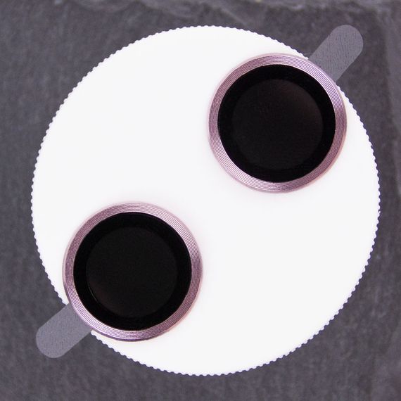 Захисне скло Metal Classic на камеру (в упак.) для Apple iPhone 15 (6.1") / 15 Plus (6.7") Рожевий / Pink | Зображення 1