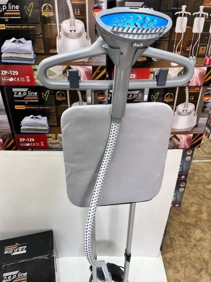 Рожевий Відпарювач вертикальний для одягу зі стійкою Zepline 3500Вт ZP-131 | Зображення 1