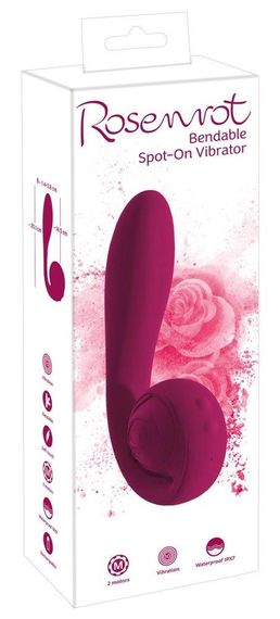 Вибратор Rose Bendable Vibrator Sex Aura | Зображення 7
