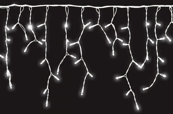 Світлодіодна гирлянда бахрома сосульки XPRO W-1 Біла 5 Метрів Вул.+соед. Білий (47671-3936_675) | Зображення 3