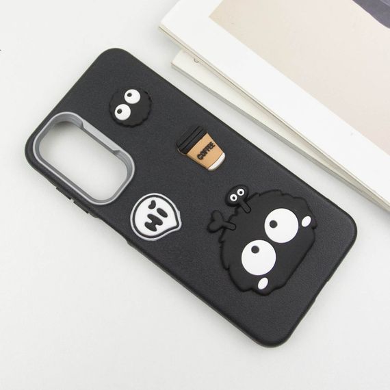 Чехол TPU Leather Toys для Samsung Galaxy A26 5G Monster / Black | Зображення 1