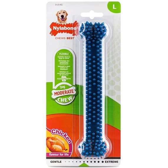 Іграшка для собак Nylabone Moderate Chew Dental Bone, 20 см